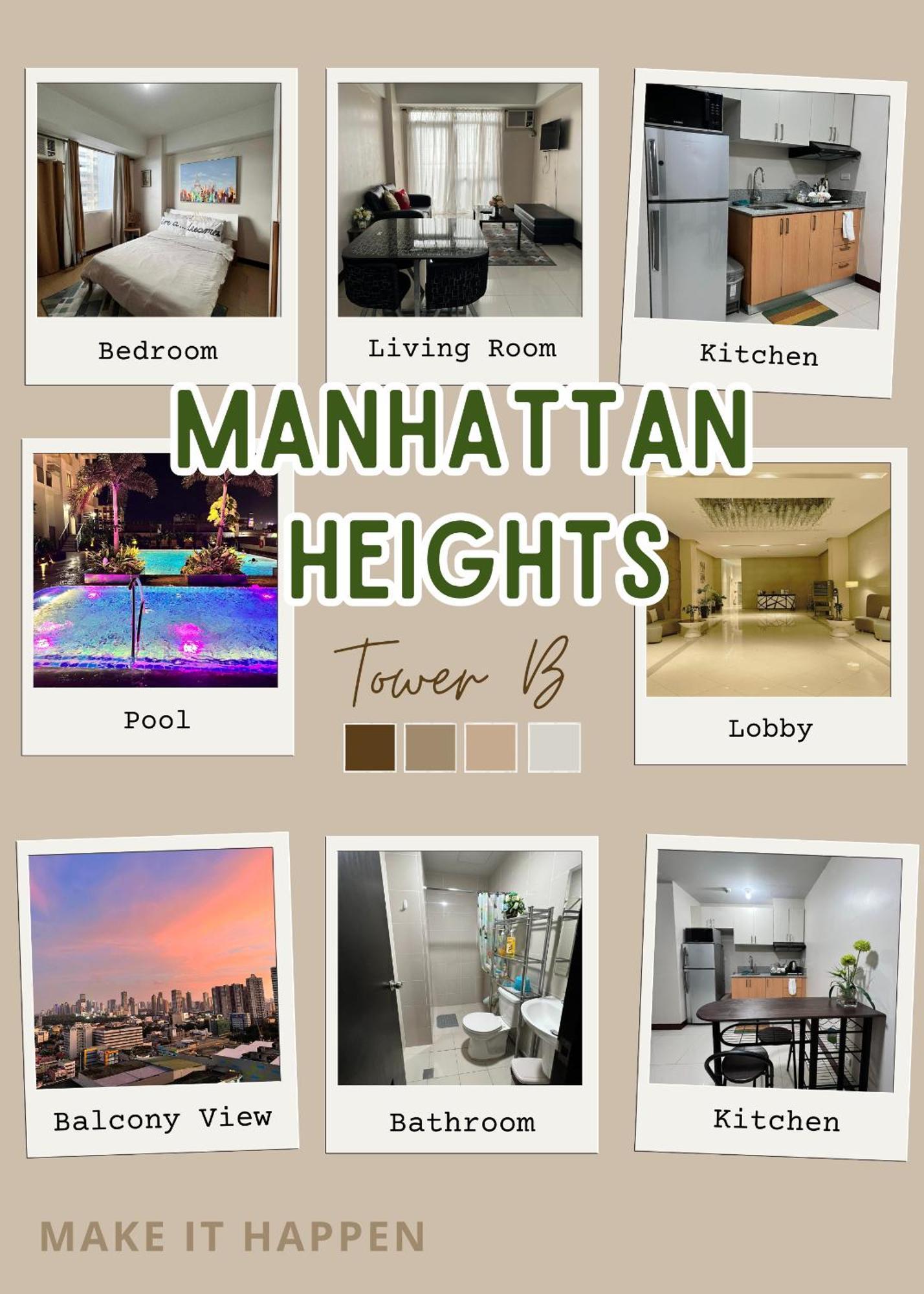 Manhattan Heights Towerb In Araneta Cubao 5Mins Walk To Smart Araneta Aparthotel Manila Kültér fotó